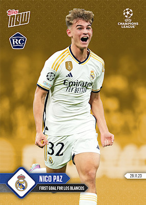 新しいスタイル レアル・マドリード Card 2023-24 UCL トップスナウ